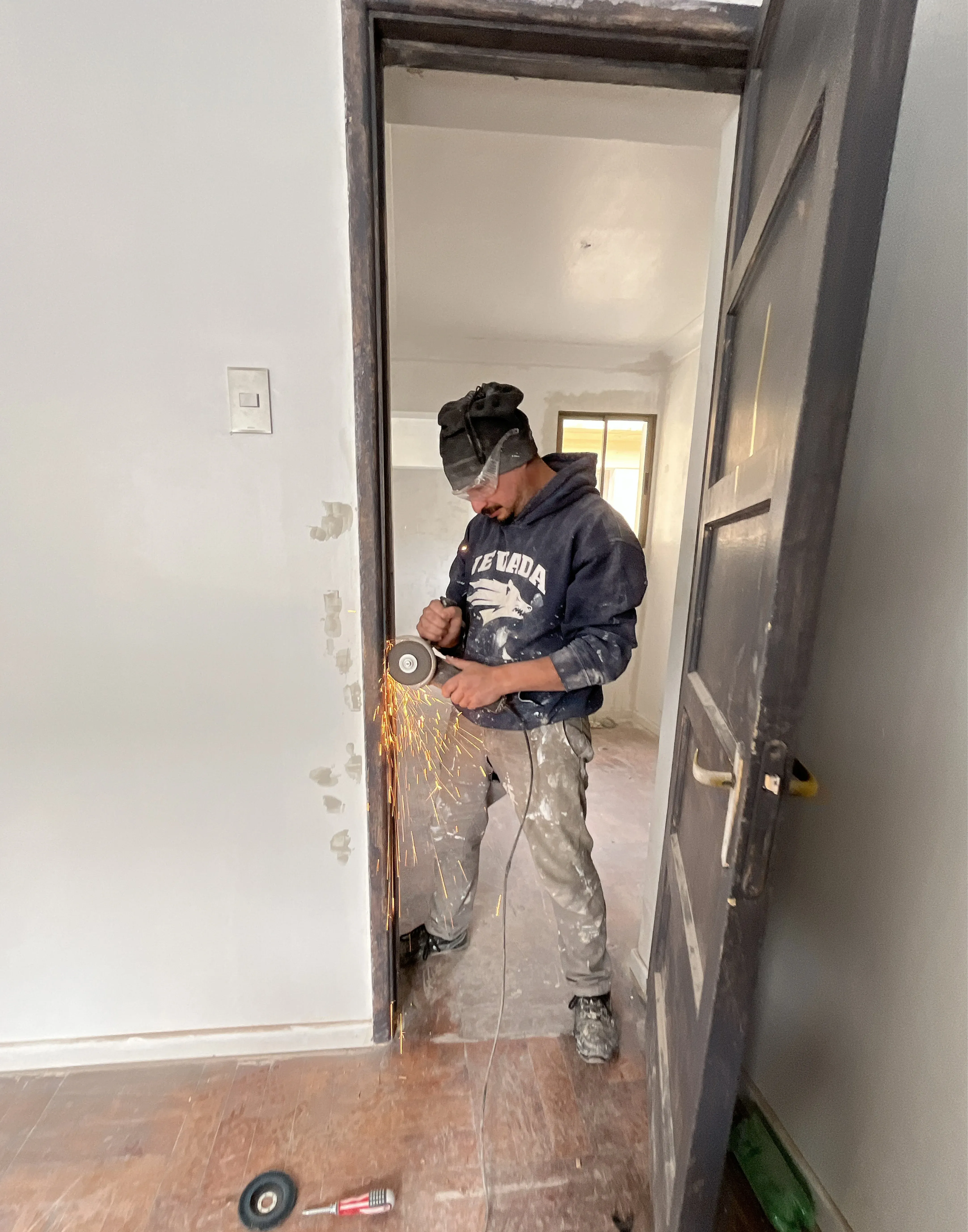 Remodelación de pasillo - antes